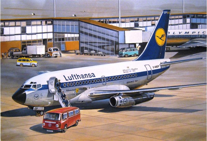 祝開店！大放出セール開催中 Boeing737 モデルプレーン ブラジル航空会社 非売品 ふて 航空機・ヘリコプター