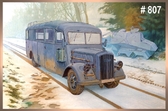 Сборная модель Немецкий штабной автобус Opel Blitz 3.6 – 47 Omnibus W39 Ludewig (Essen)