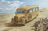 Сборная модель Немецкий штабной автобус Opel Blitz 3.6 – 47 Omnibus W39 Ludewig, поздний