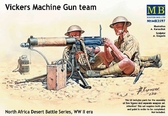     Vickers Machine Gun team, North Africa Desert Battle Series, WW II era