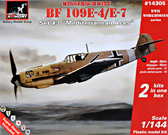 Сборная модель Самолет Messerschmitt Bf 109E ''Mediterranean TO Aces'' (два комплекта в коробке)