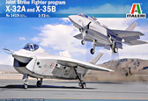 Сборная модель Перспективные ударные самолеты X-32A и X-35B программы JSF (две модели в коробке)